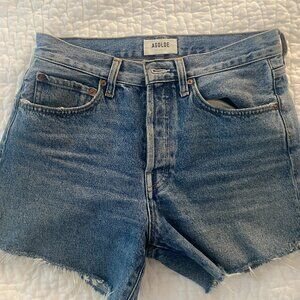 Agolde Parker Long short, size 26, skywave color